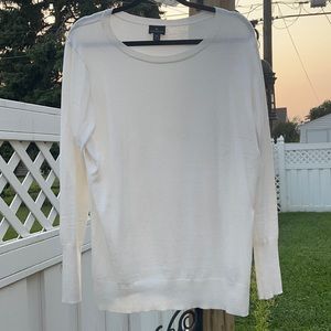 Worthington White Crew Neck Sweater